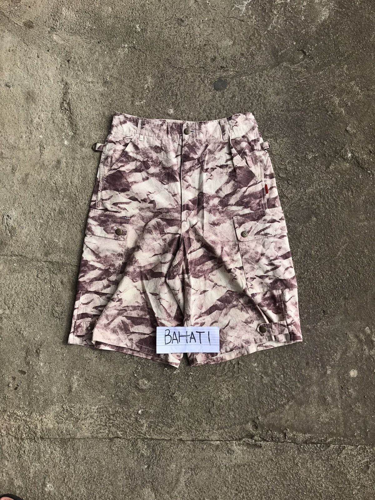 20471120 × Beauty Beast × Japanese Brand Beauty Beast Abstract Print Cargo Pants Size US 34 / EU 50 - 1 Thumbnail