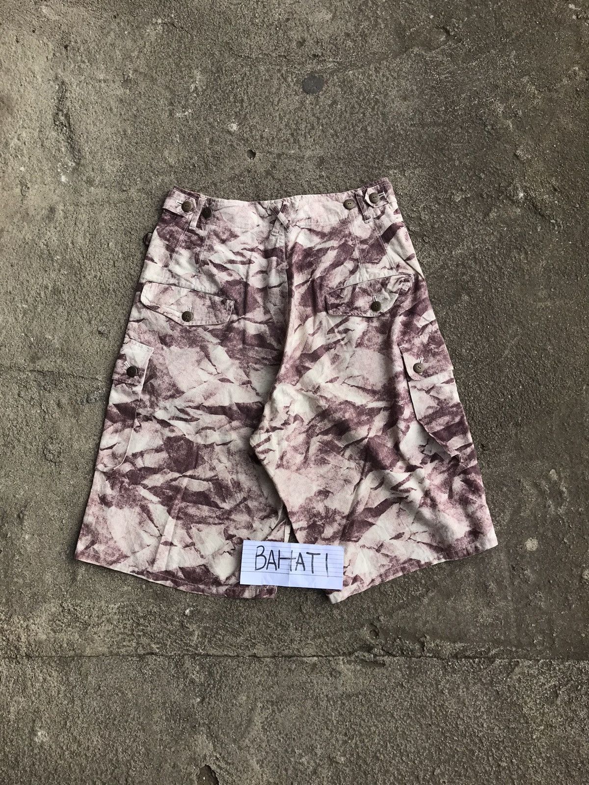 20471120 × Beauty Beast × Japanese Brand Beauty Beast Abstract Print Cargo Pants Size US 34 / EU 50 - 3 Thumbnail
