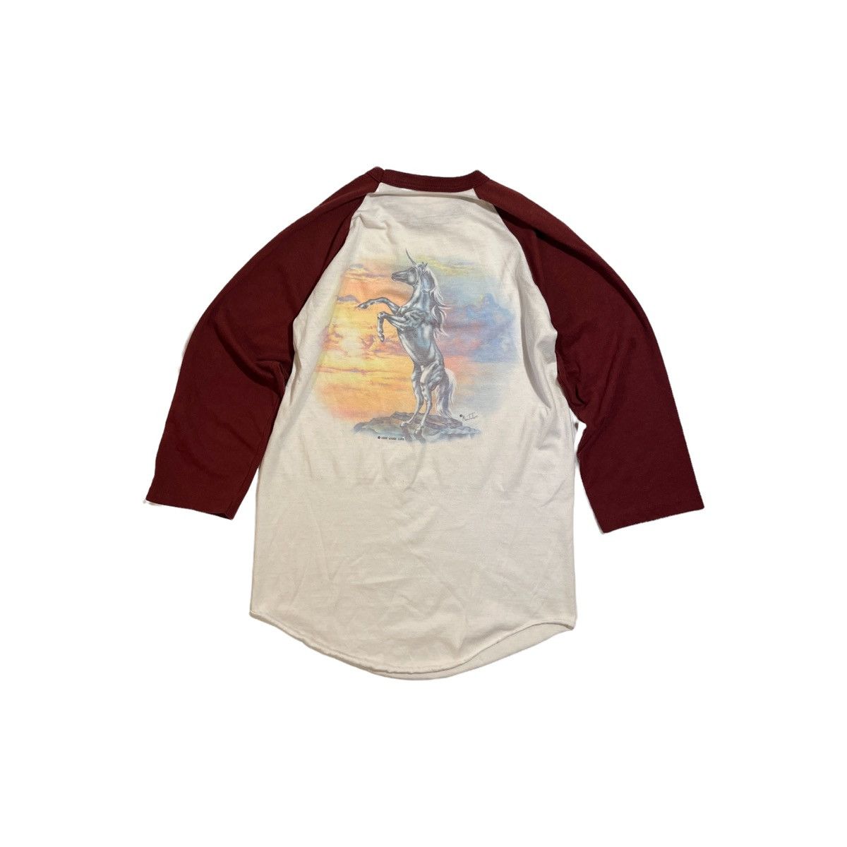 Vintage 83’ Loose Lips Unicorn Fantasy Art Shirt Size US M / EU 48-50 / 2 - 2 Thumbnail