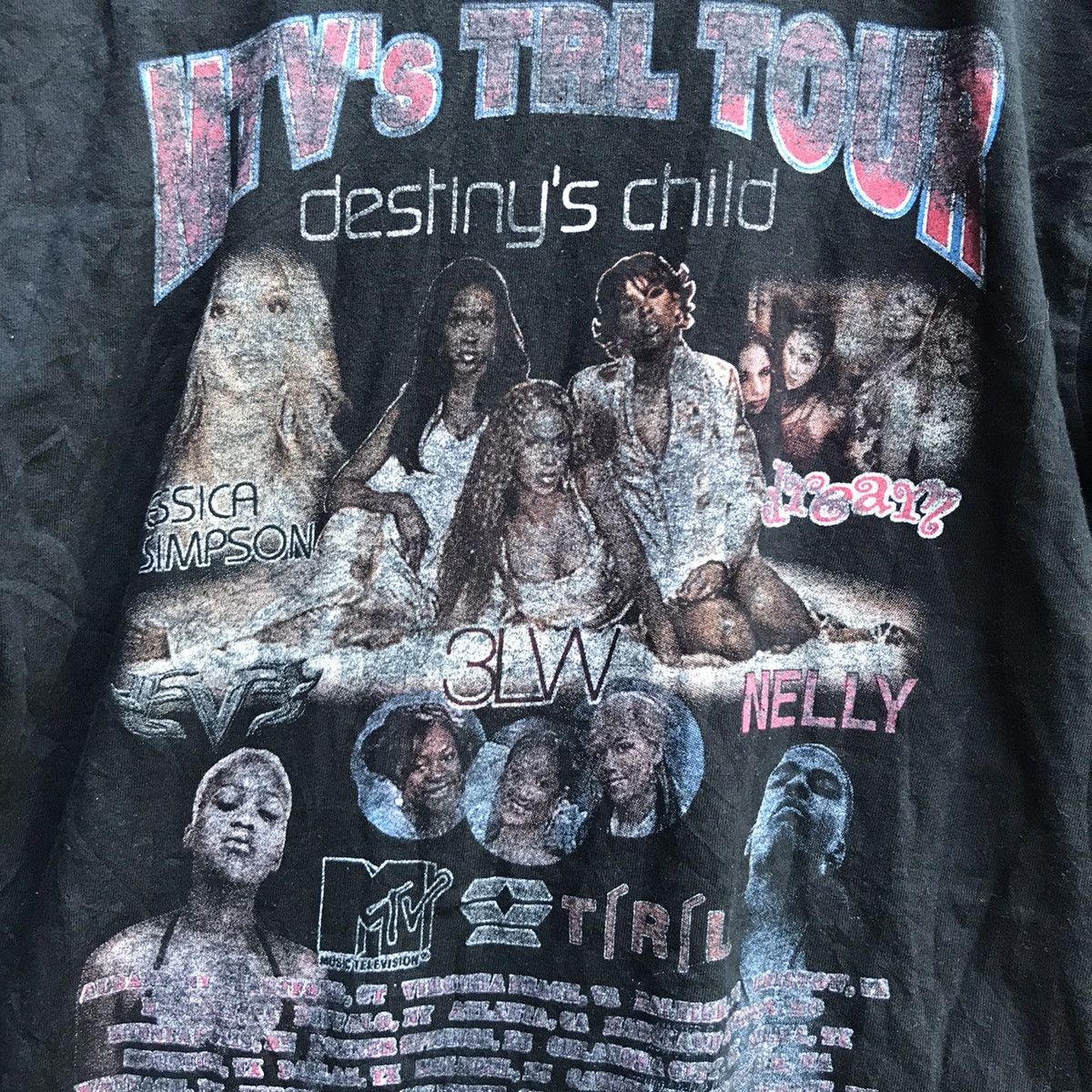 Rap Tees Vintage MTV TRL tour rap tee destiny childs nelly Size US M / EU 48-50 / 2 - 5 Thumbnail