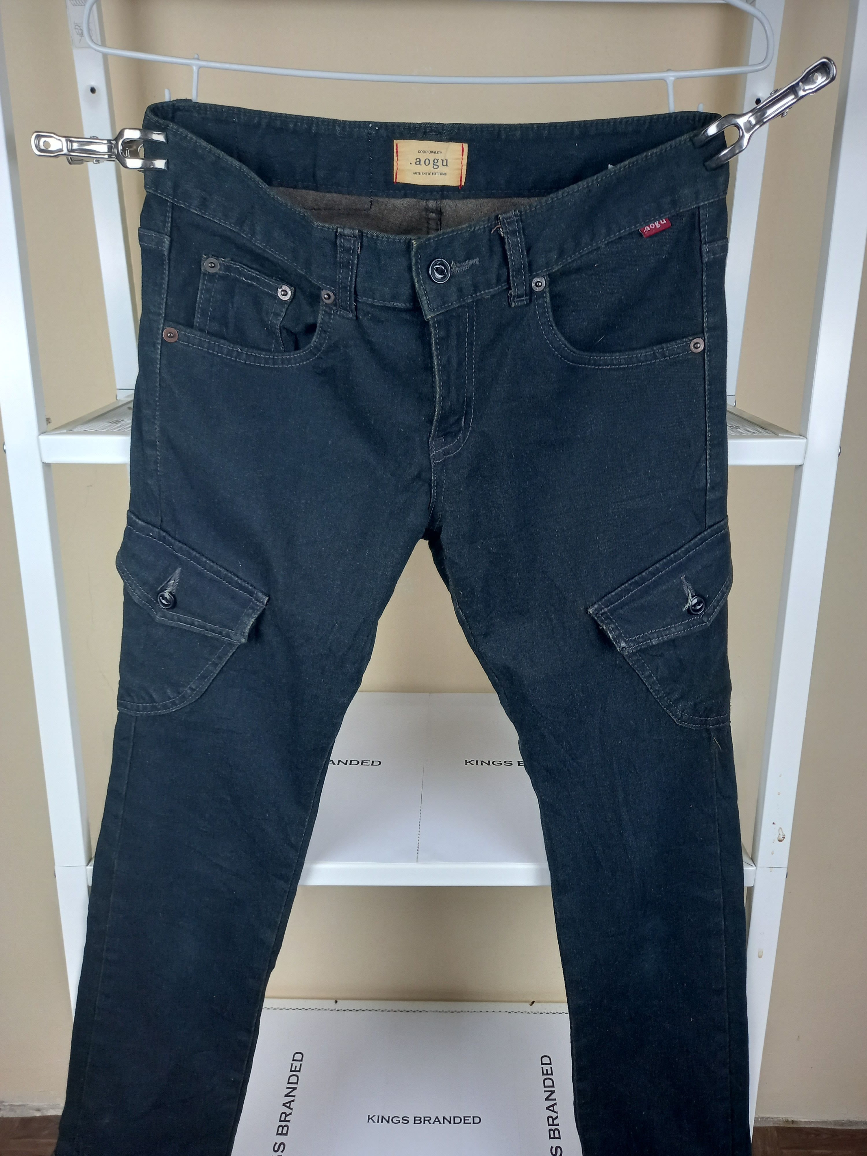 Japanese Brand AOGU DENIM Cargo Pants 7 Multi pocket Tactical Pant Size US 29 - 3 Thumbnail