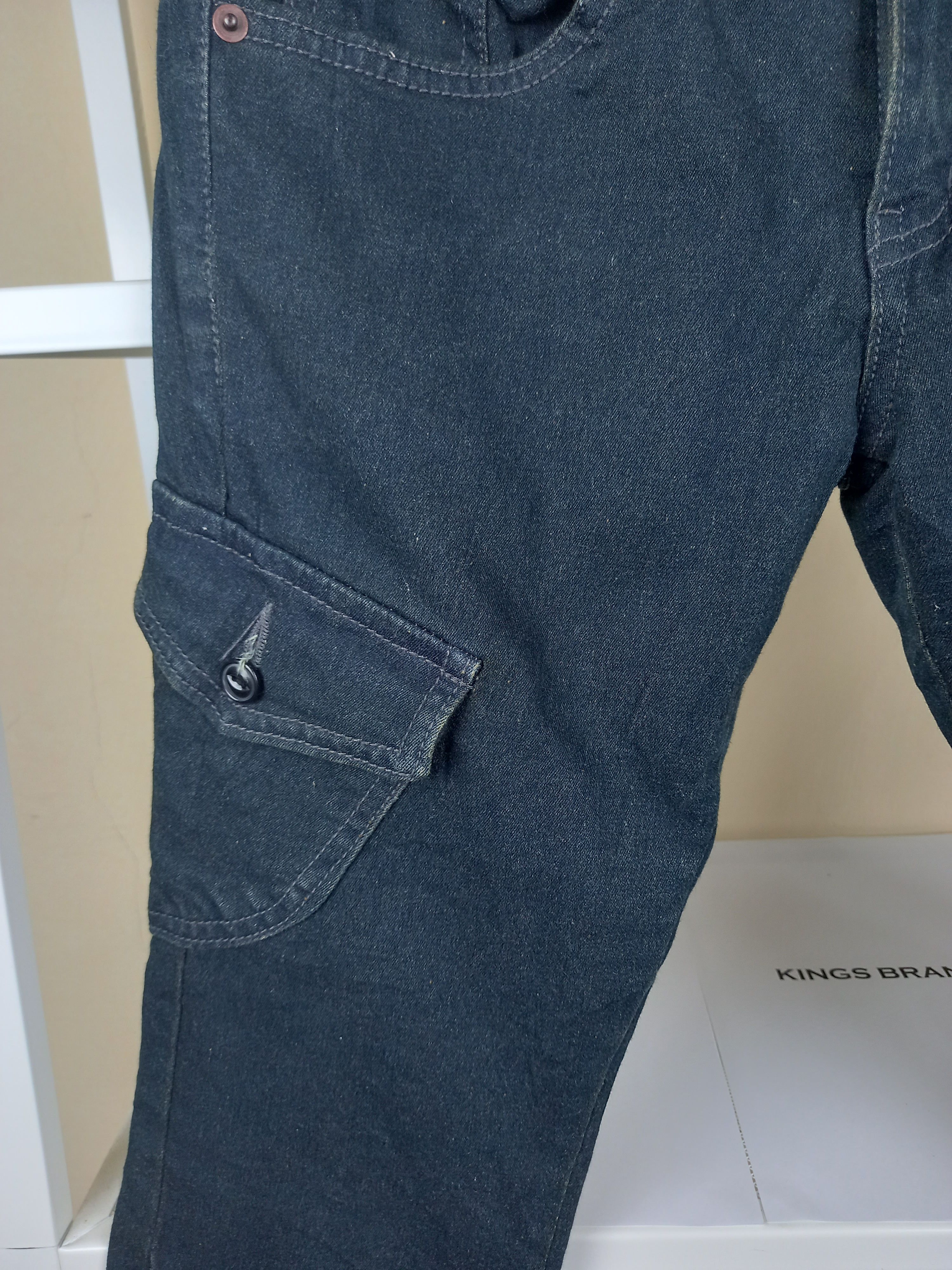 Japanese Brand AOGU DENIM Cargo Pants 7 Multi pocket Tactical Pant Size US 29 - 8 Thumbnail