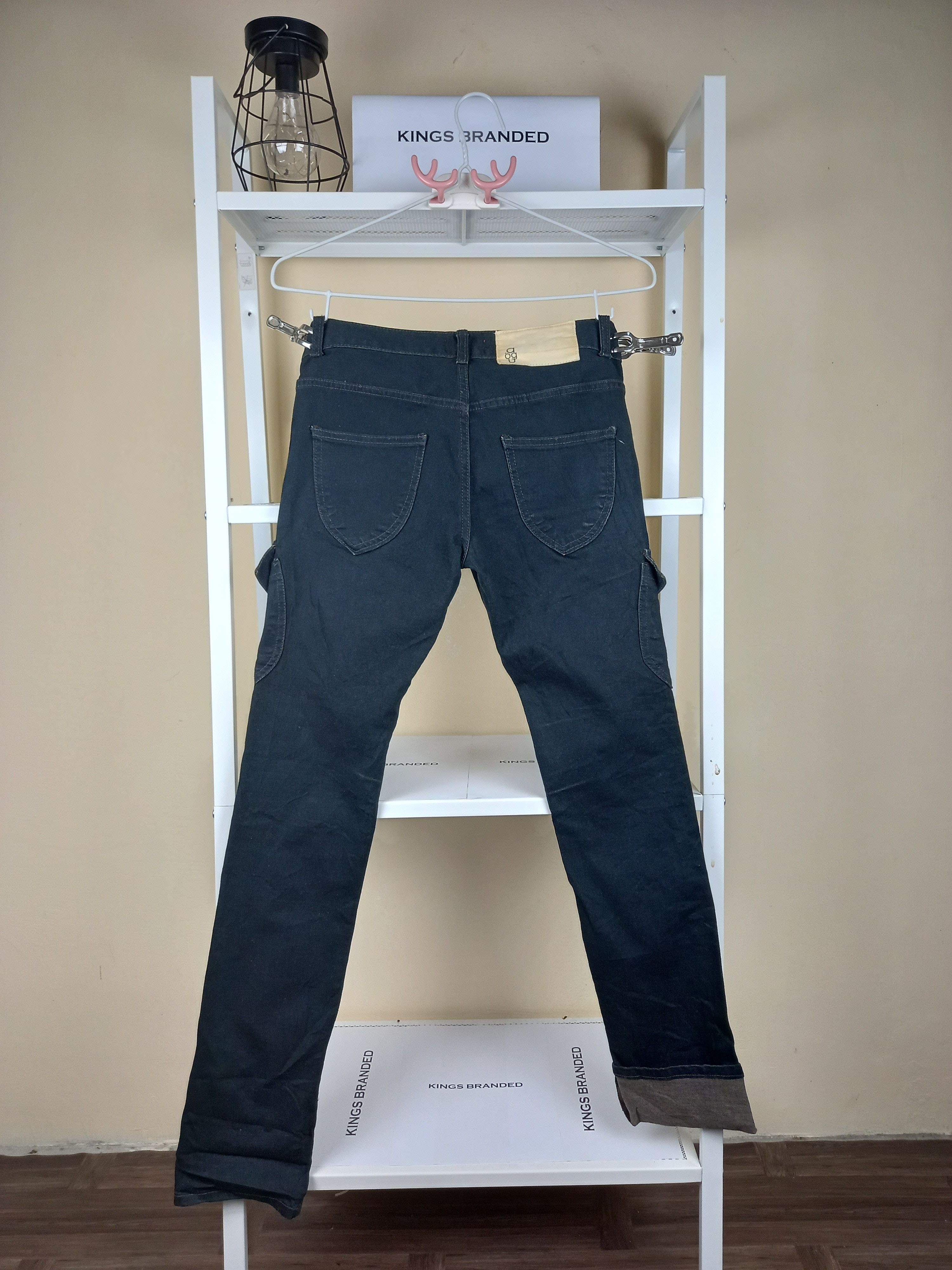 Japanese Brand AOGU DENIM Cargo Pants 7 Multi pocket Tactical Pant Size US 29 - 9 Thumbnail