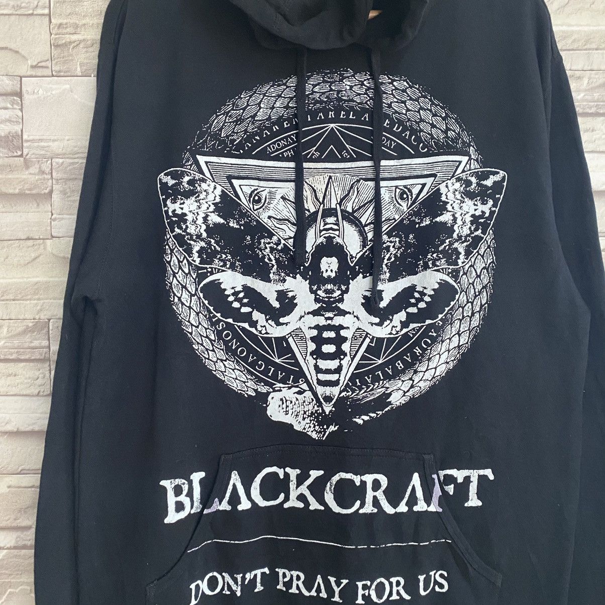 Independent Truck Co. Black Craft Hoodie 'Dont pray for us' Size US L / EU 52-54 / 3 - 5 Thumbnail