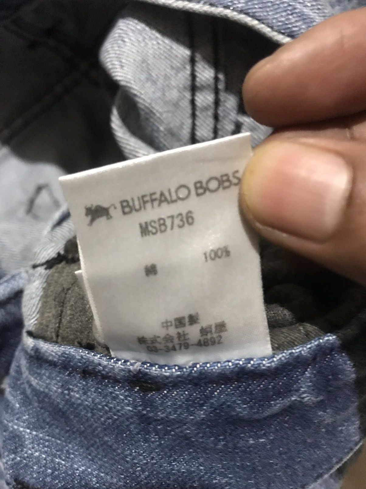 BUFFALO BOBS 💥Buffalo Bobs Silver Style Dior Waxed Clawmark Denim Size US 32 / EU 48 - 11 Thumbnail