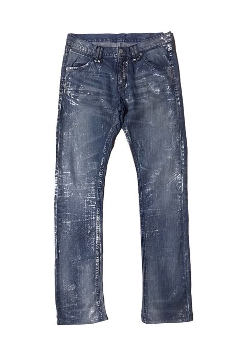 Vintage Vintage Buffalo Bobs Distressed Painted Denim | Grailed