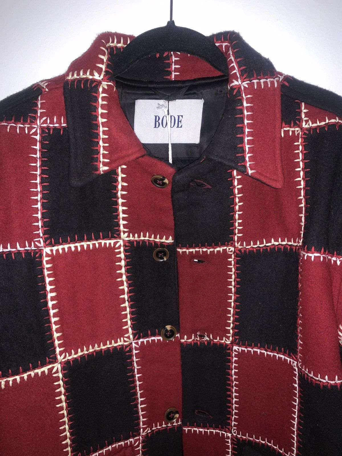 Bode Blanket Stitch Quilt Jacket Grailed