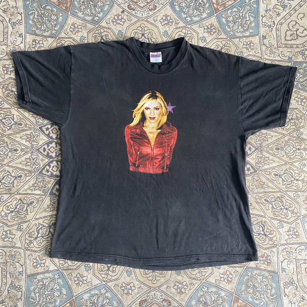 Band Tees Vintage Madonna Drowned World Tour 2001 Shirt Size US XL / EU 56 / 4 - 5 Thumbnail