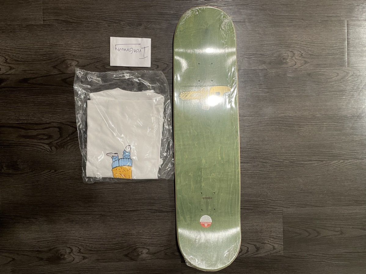 StrangeLove Skateboards Strangelove x Full Court 8.25" Skateboard Deck W/ Size M Tee Size ONE SIZE - 2 Thumbnail