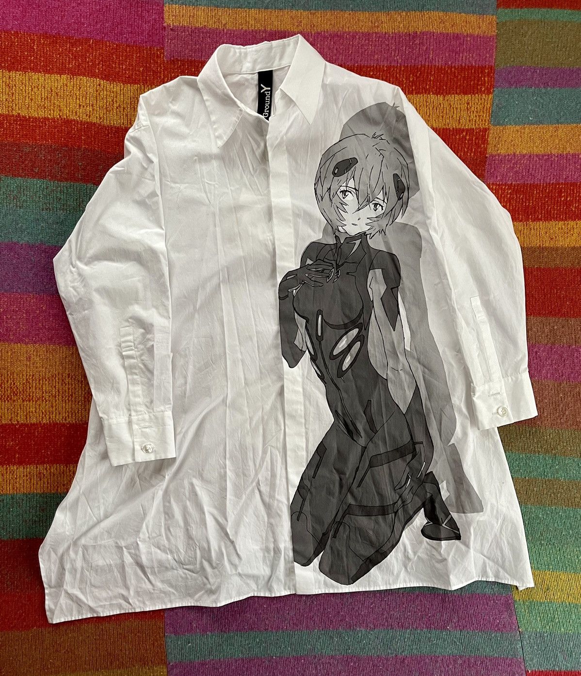 Ground Y × Yohji Yamamoto Evangelion Big Shirt | Grailed