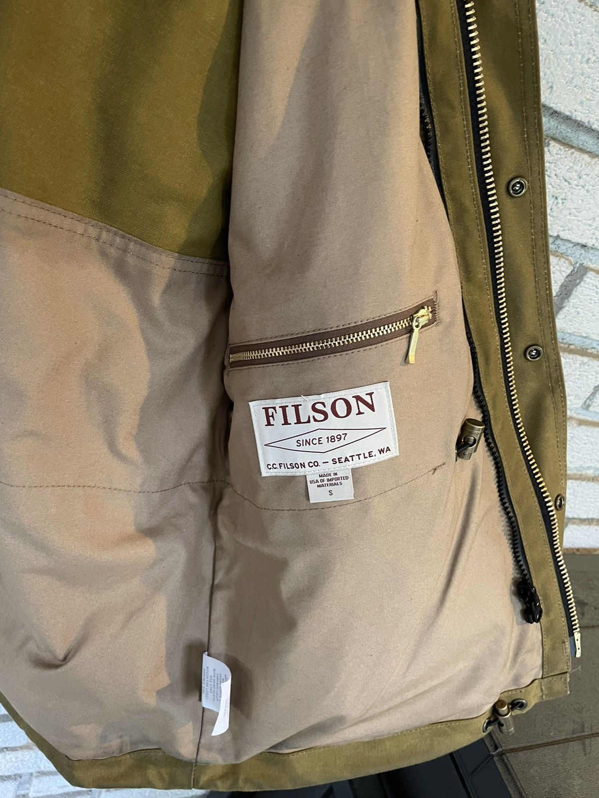 Filson Tin Cloth Field Jacket | Grailed