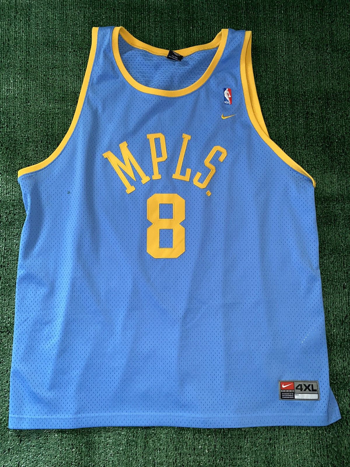 Los Angeles Lakers #8 Kobe Bryant MPLS Blue Swingman Throwback