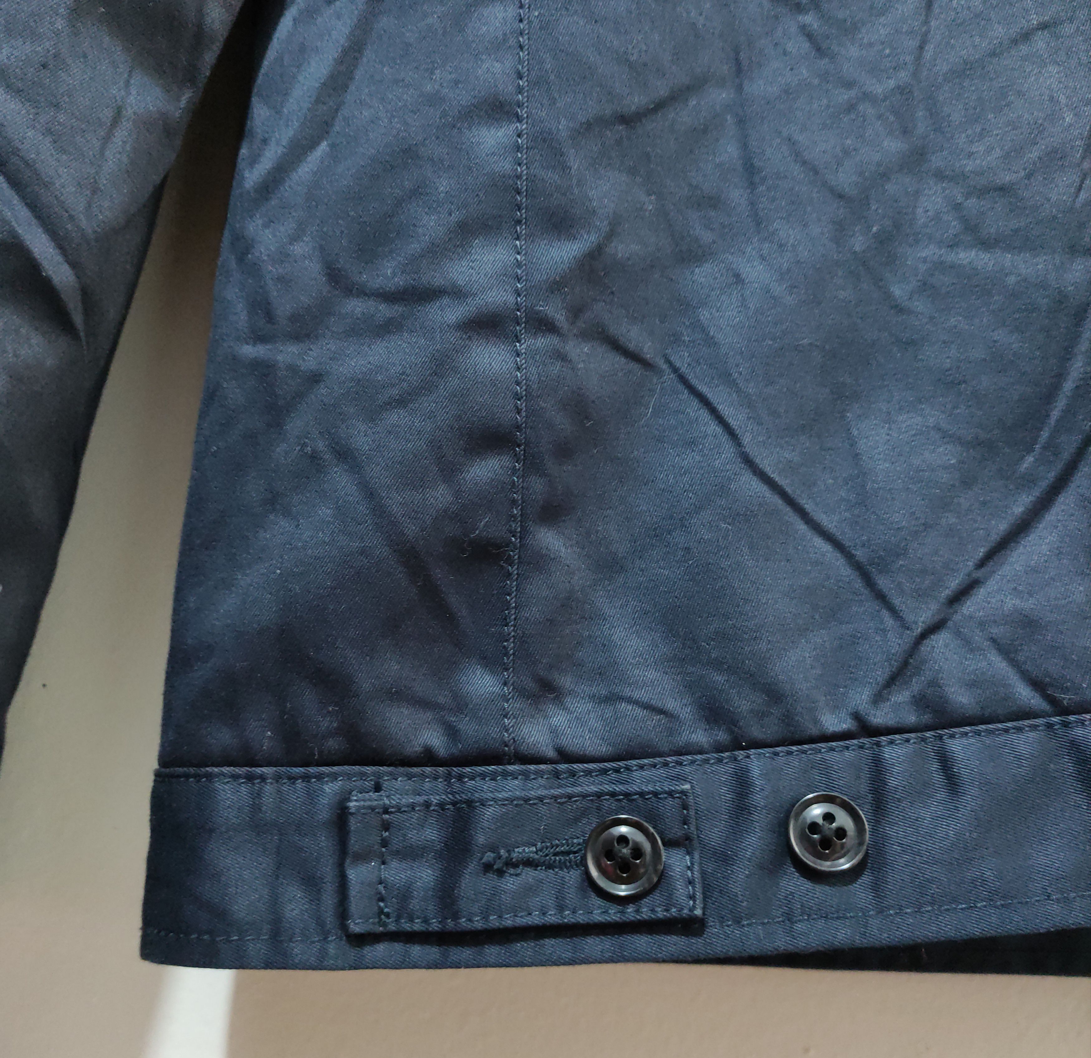 14th Addiction × If Six Was Nine × Japanese Brand Takeo Kikuchi Navy Chino Cloth Shawl Collar Jacket Size US L / EU 52-54 / 3 - 3 Thumbnail