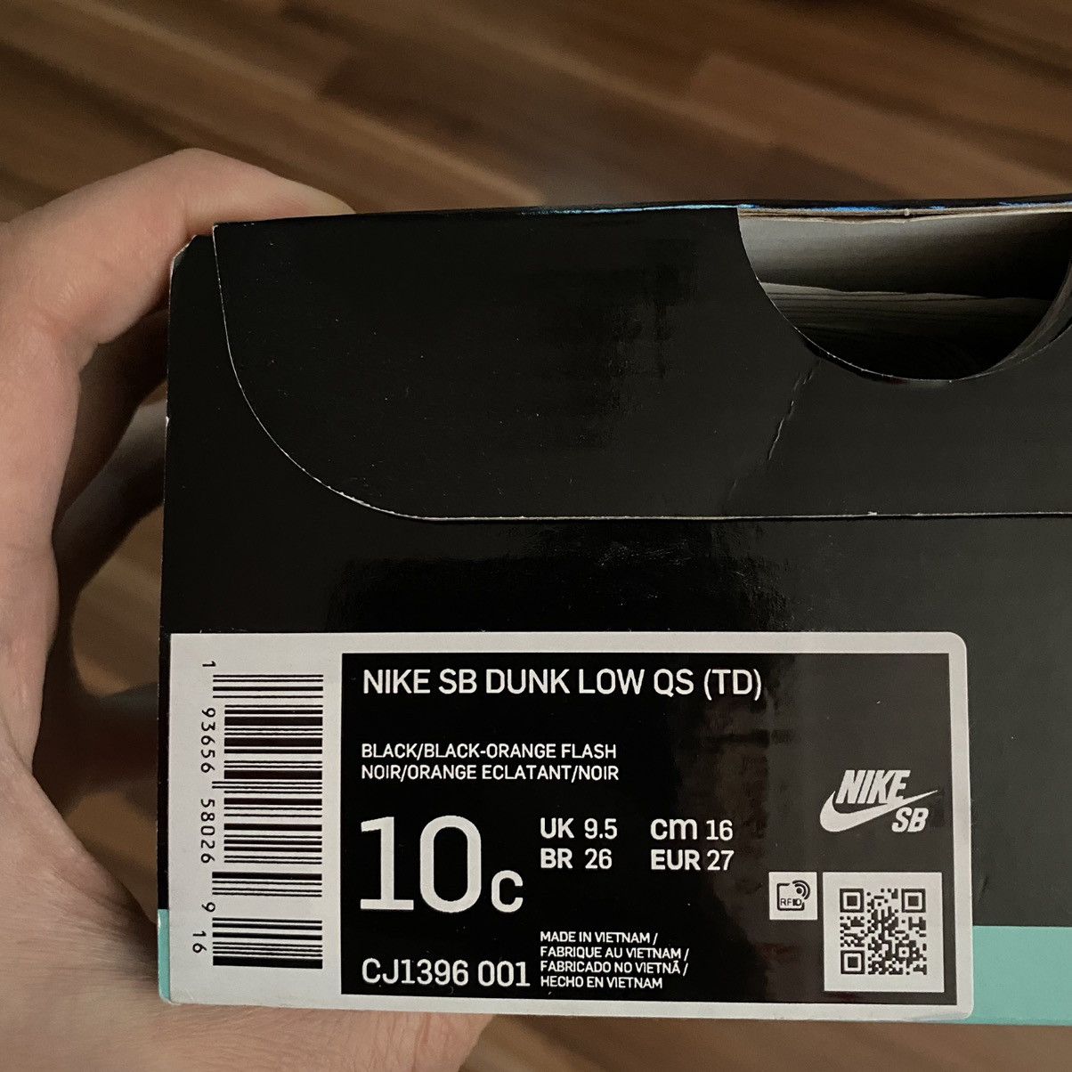 Nike Nike SB Dunk Low Raygun Tie-Dye Black (TD) Size US 5 / EU 37 - 3 Thumbnail