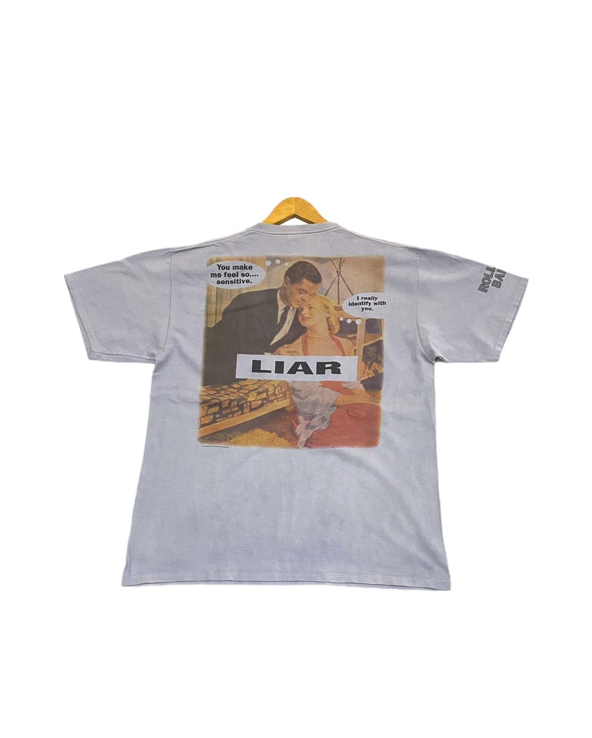Band Tees vintage 1994 ROLLIN BAND i'm liar rare design rock t-shirts Size US XL / EU 56 / 4 - 1 Thumbnail