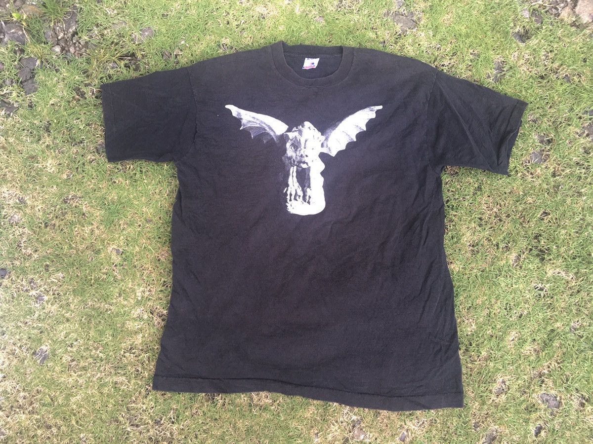 Vintage RARE Vintage Gargoyles sculpture tshirt Size US XL / EU 56 / 4 - 1 Thumbnail