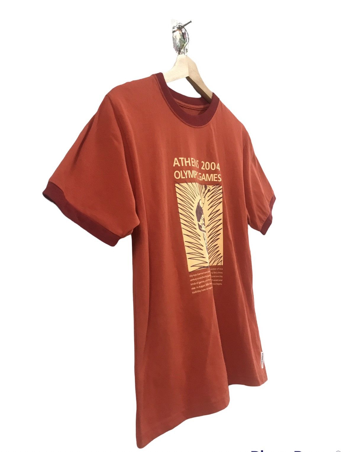 USA Olympics Vtg Olympic Athens Coca Cola & Mcd Ringer Tee Shirt Size US S / EU 44-46 / 1 - 3 Thumbnail
