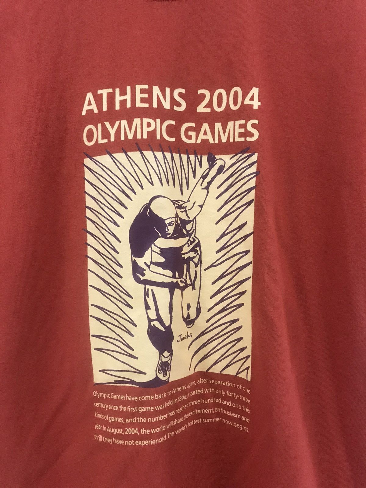 USA Olympics Vtg Olympic Athens Coca Cola & Mcd Ringer Tee Shirt Size US S / EU 44-46 / 1 - 7 Thumbnail