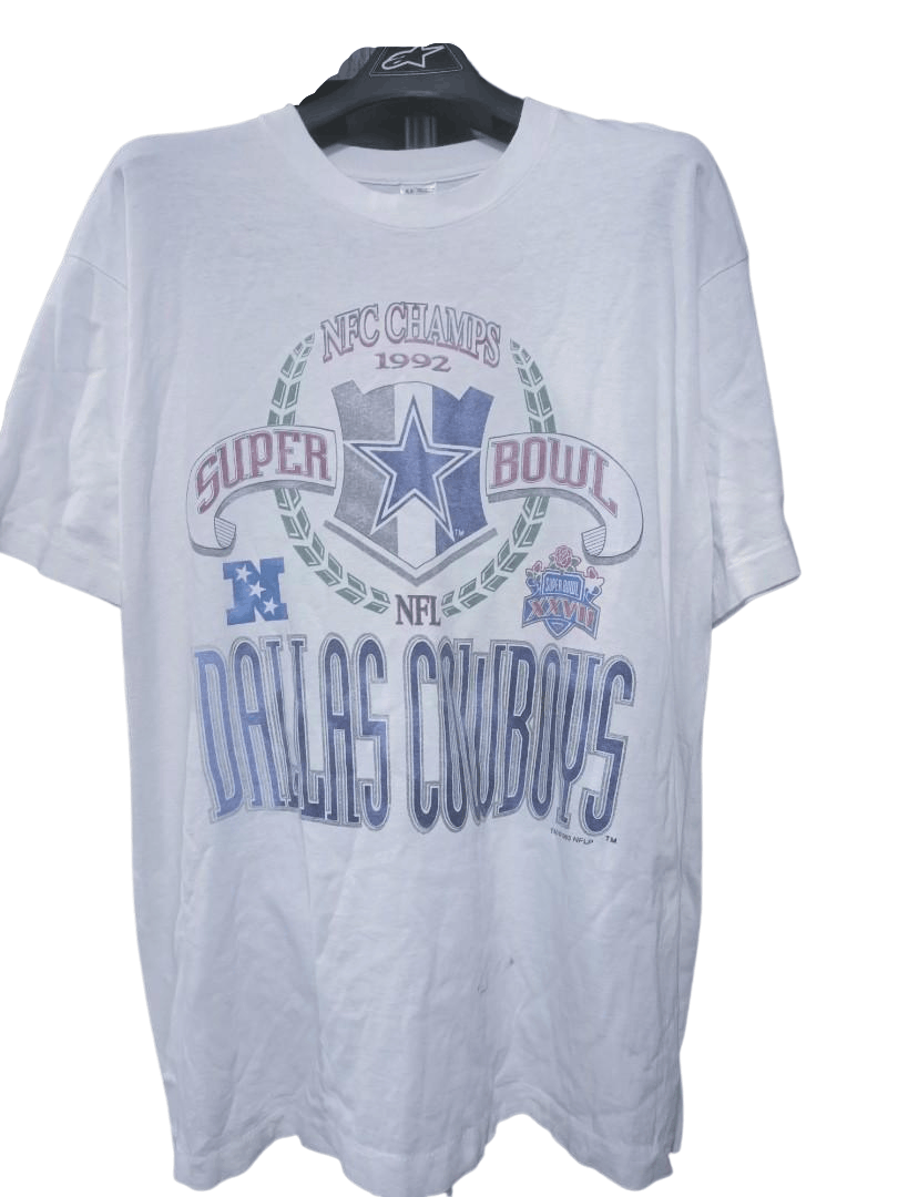 image of 1990X Clothing x Nfl Vintage Superbowl X Dallas Cowboys X Nfl Shirt in White, Men's (Size XL)