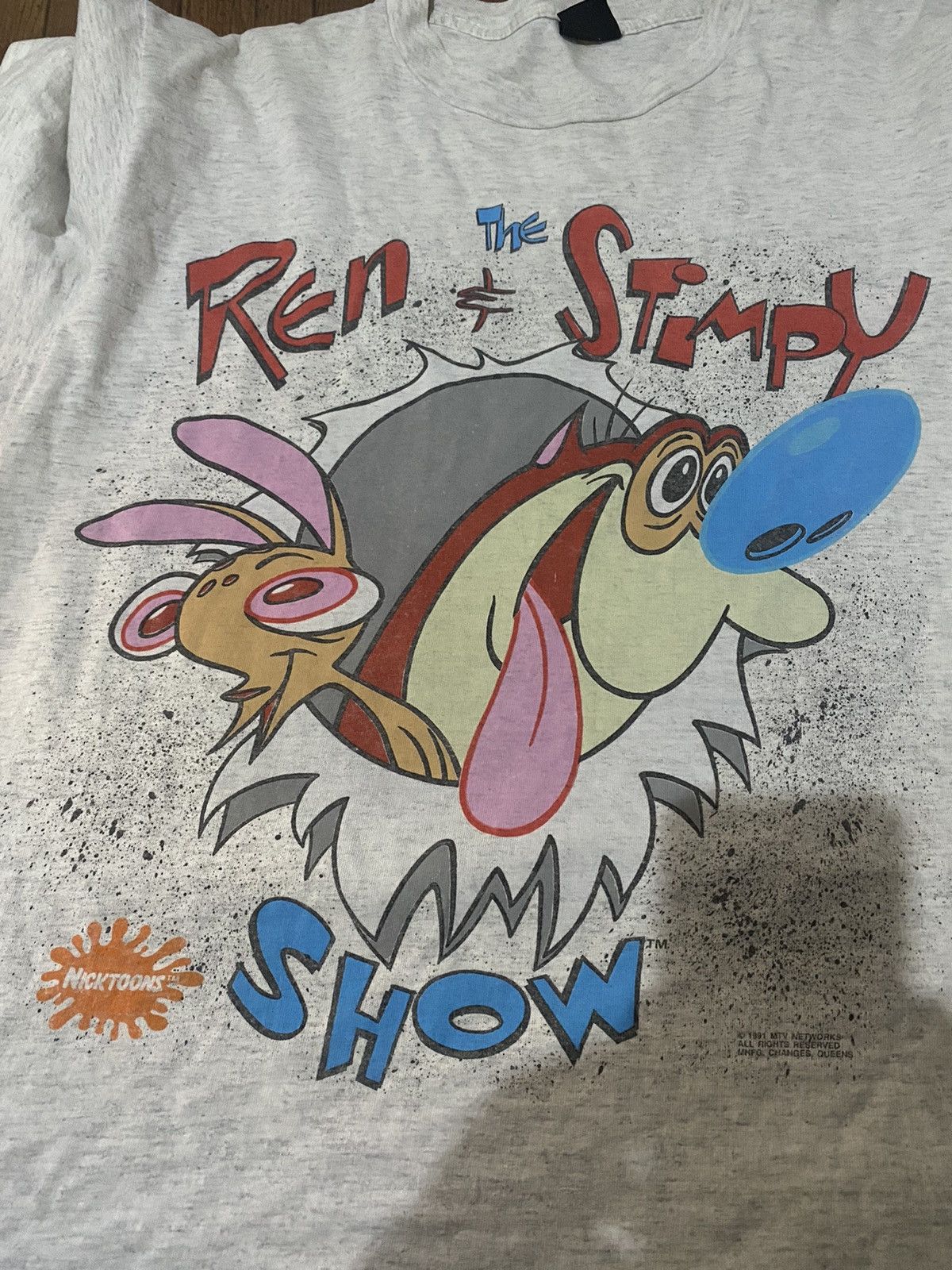 Cartoon Network × Vintage Vintage 1991 Ren And Stimpy Size US XL / EU 56 / 4 - 2 Thumbnail