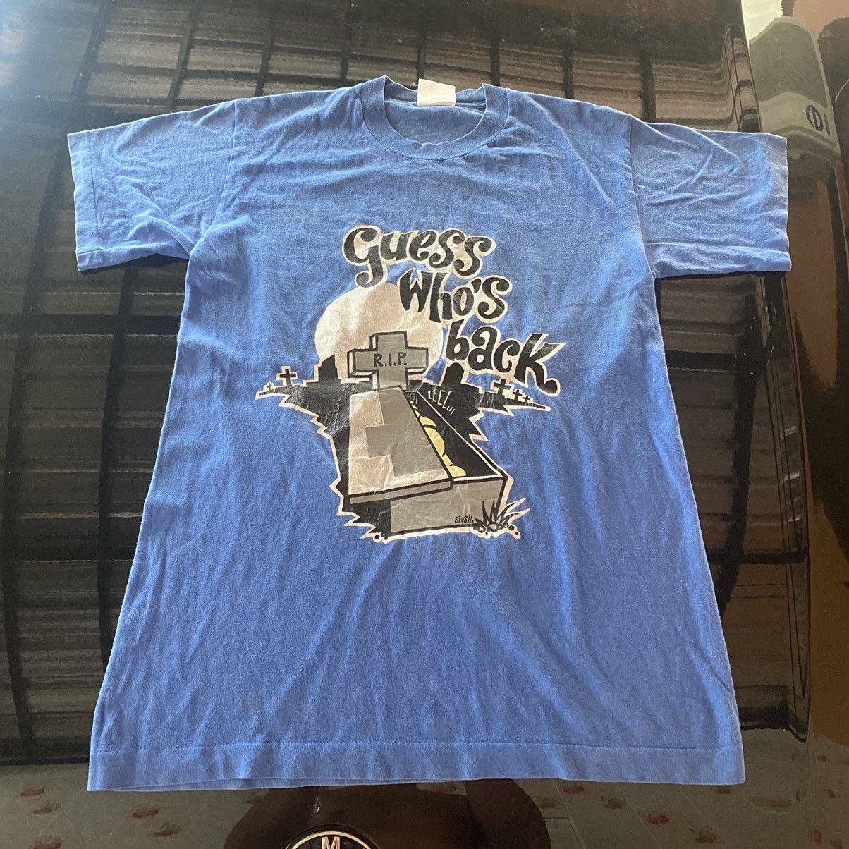 Band Tees × Vintage Rare Vintage 90s DJ Paul Elstak - Guess Who's Back Size US S / EU 44-46 / 1 - 4 Thumbnail