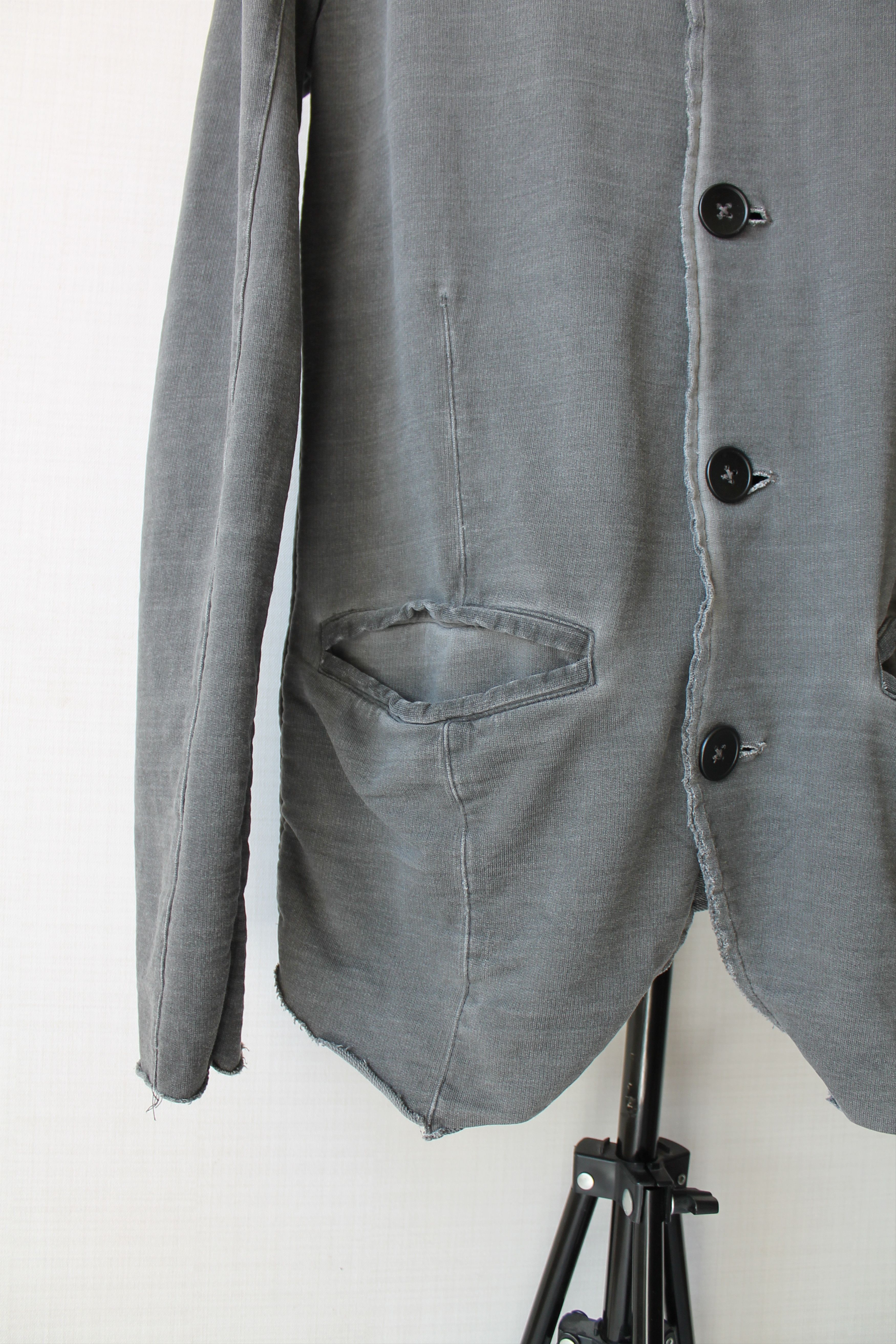 tigha Tigha cotton light jacket Faded gray long Size US S / EU 44-46 / 1 - 3 Thumbnail