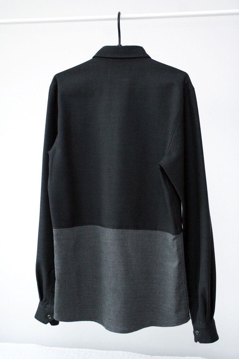 Other Le Legionnaire Wool 2 Tone gray minimal Button Down Shirt S Size US S / EU 44-46 / 1 - 5 Thumbnail