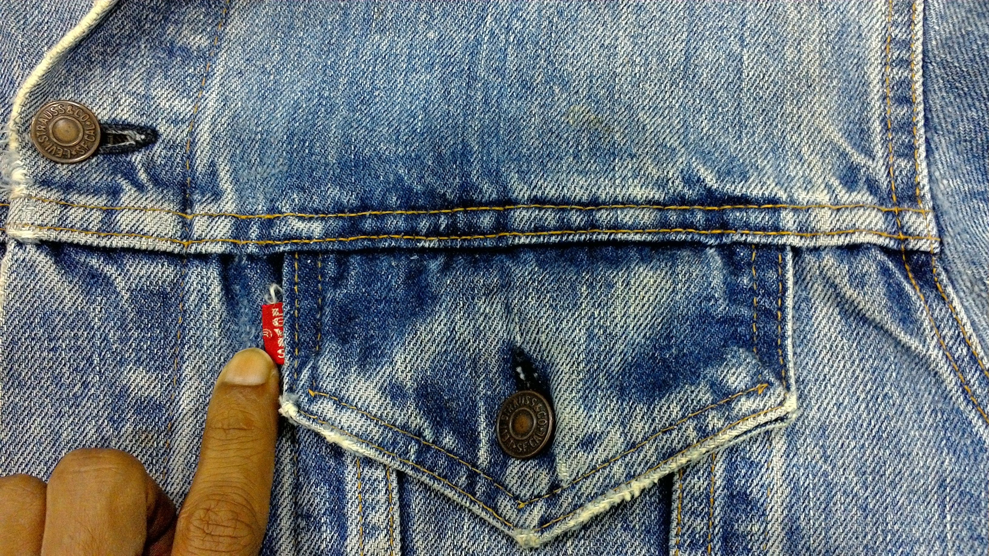 Japanese Brand Vintage Levi's Made in usa Distressed Denim Jacket Size US M / EU 48-50 / 2 - 5 Thumbnail