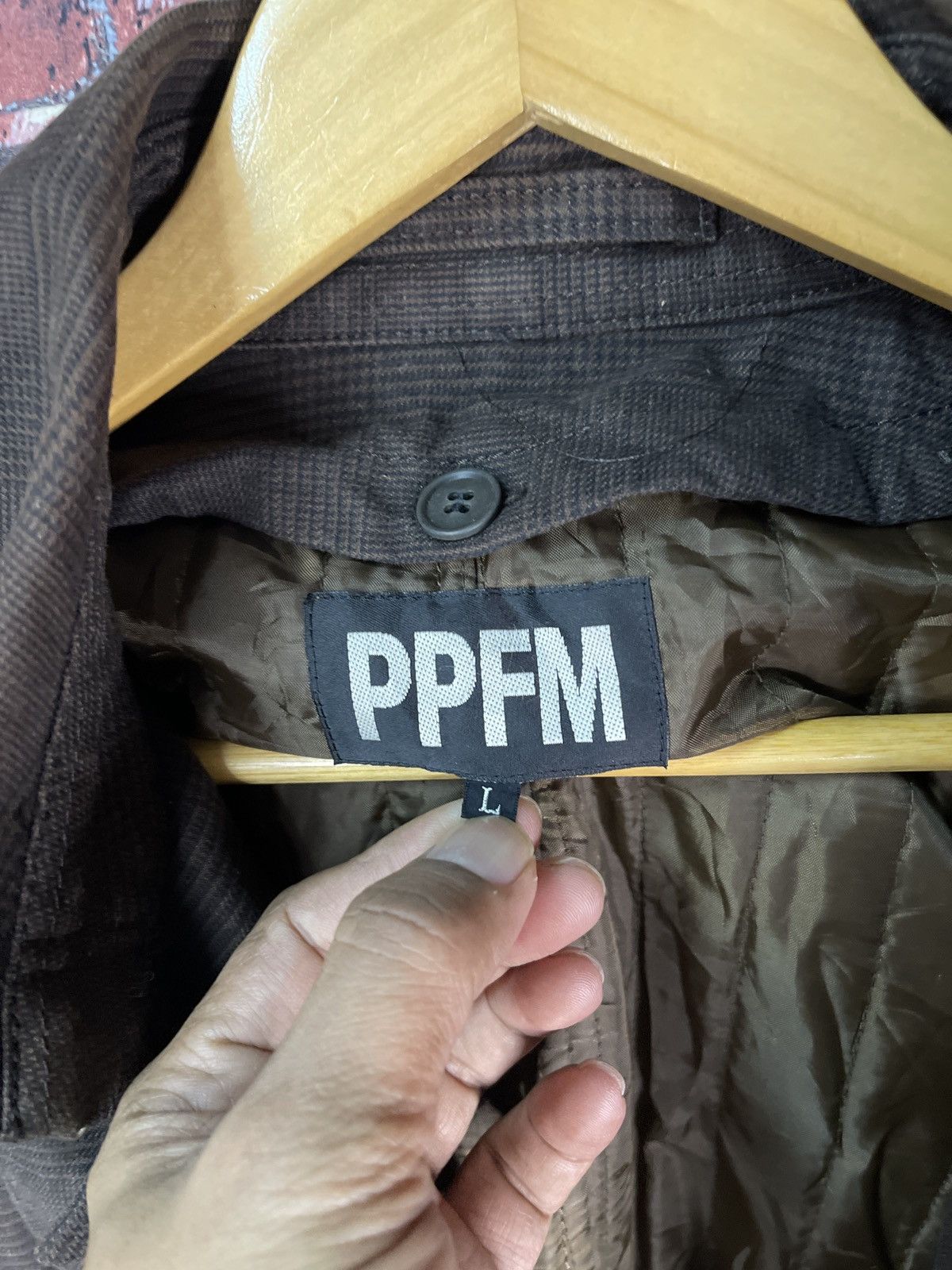 Japanese Brand × PPFM PPFM Parka Jacket / Checked / Nice Design Size US L / EU 52-54 / 3 - 7 Thumbnail