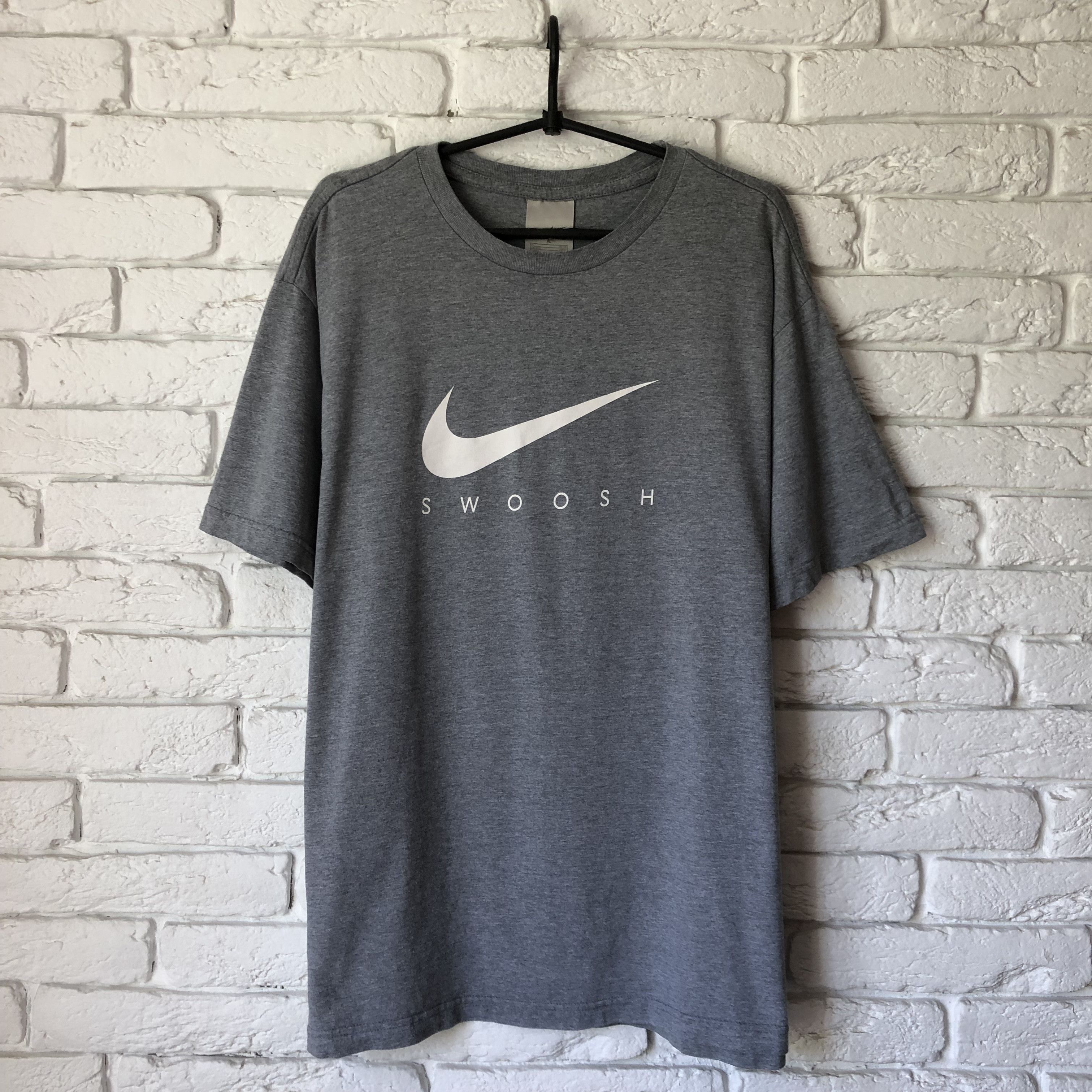 Nike × Vintage Nike swoosh vintage t-shirt Size US XL / EU 56 / 4 - 1 Thumbnail