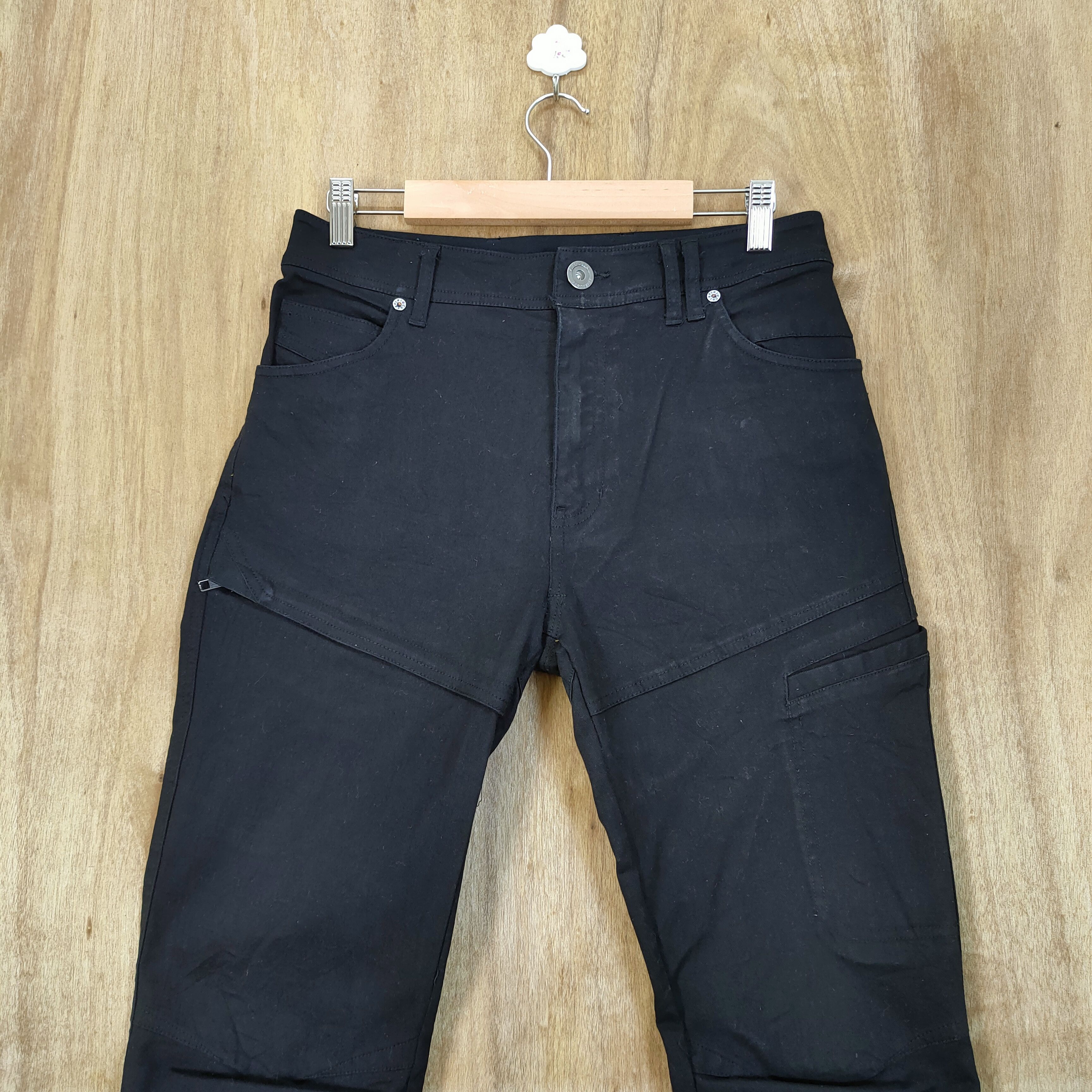 Japanese Brand JAPANESE BRAND BLACK CARGO PANTS Size US 29 - 2 Thumbnail