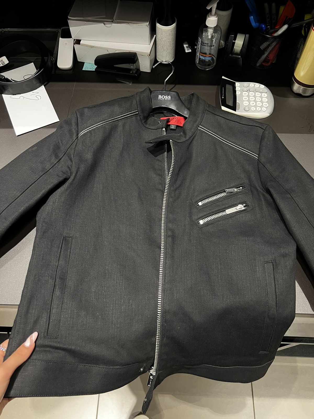 Hugo Limited edition Black Japanese denim jacket | Grailed