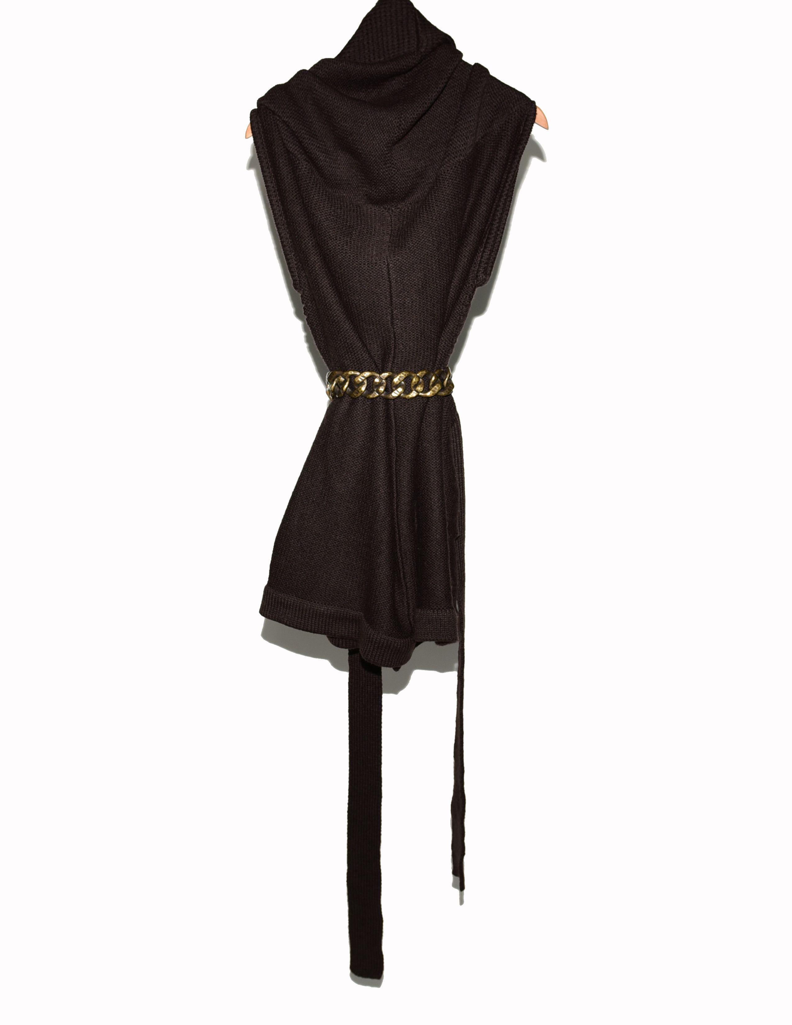 Rick Owens Olmar and Mirta Chain Link Cable Knit Robe Size US L / EU 52-54 / 3 - 2 Thumbnail