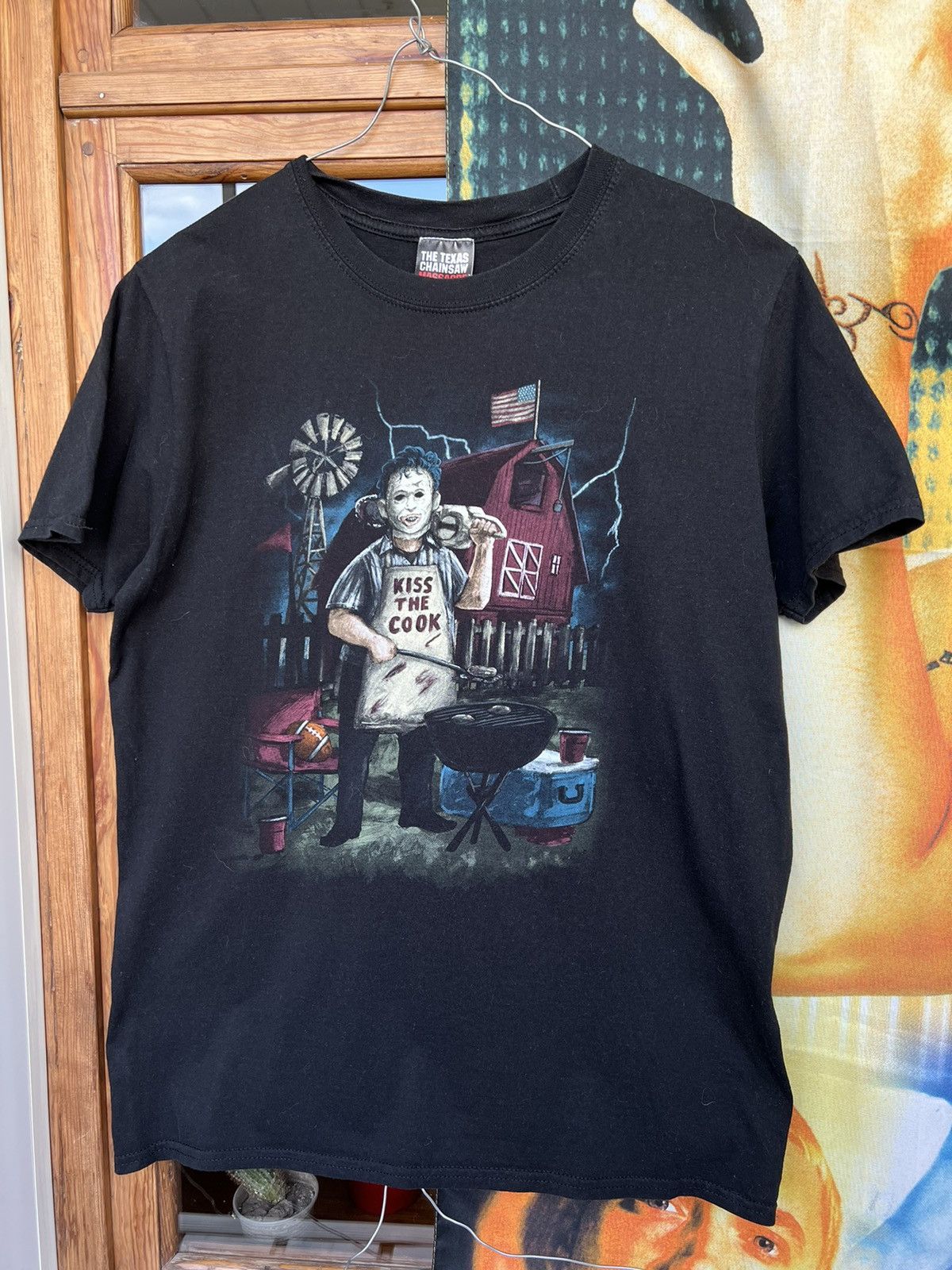 Expert Horror Vintage Movie The Texas Chainsaw Massacre Size US M / EU 48-50 / 2 - 1 Thumbnail