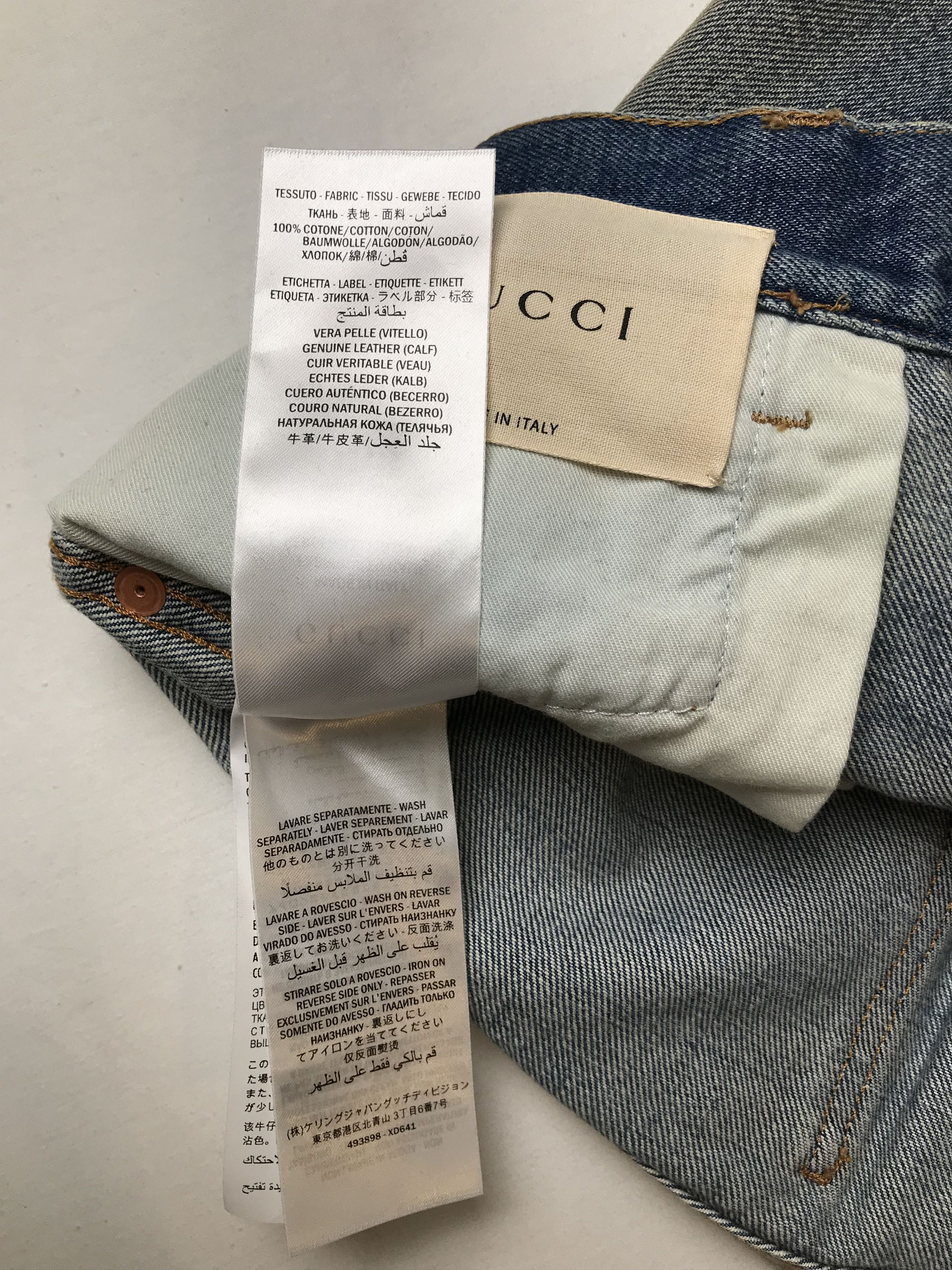 Gucci Gucci Classic Acid Wash Blue Jeans Size US 34 / EU 50 - 11 Thumbnail