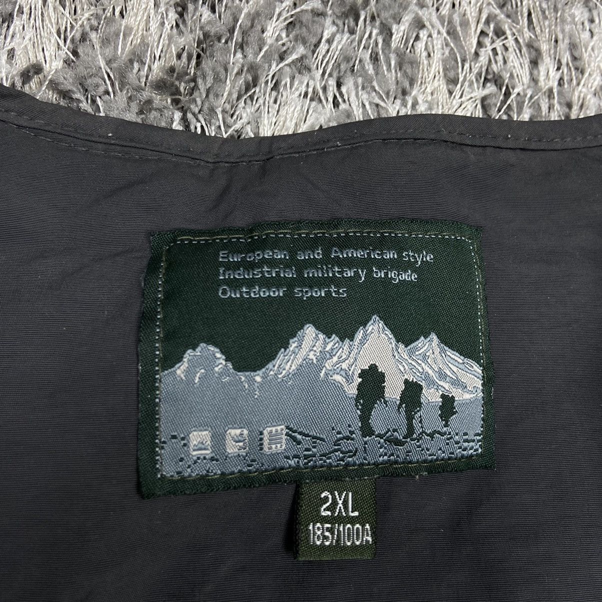 Japanese Brand ARCHIVE BAGGY PUFF MULTIPOCKET UTILITY BONDAGE VEST - № 2076 Size US XXL / EU 58 / 5 - 10 Thumbnail