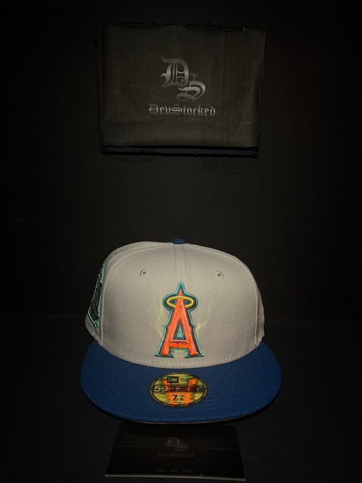 New Era 7 3/8 - Ocean Los Angeles Angels New Era 59Fifty Fitted