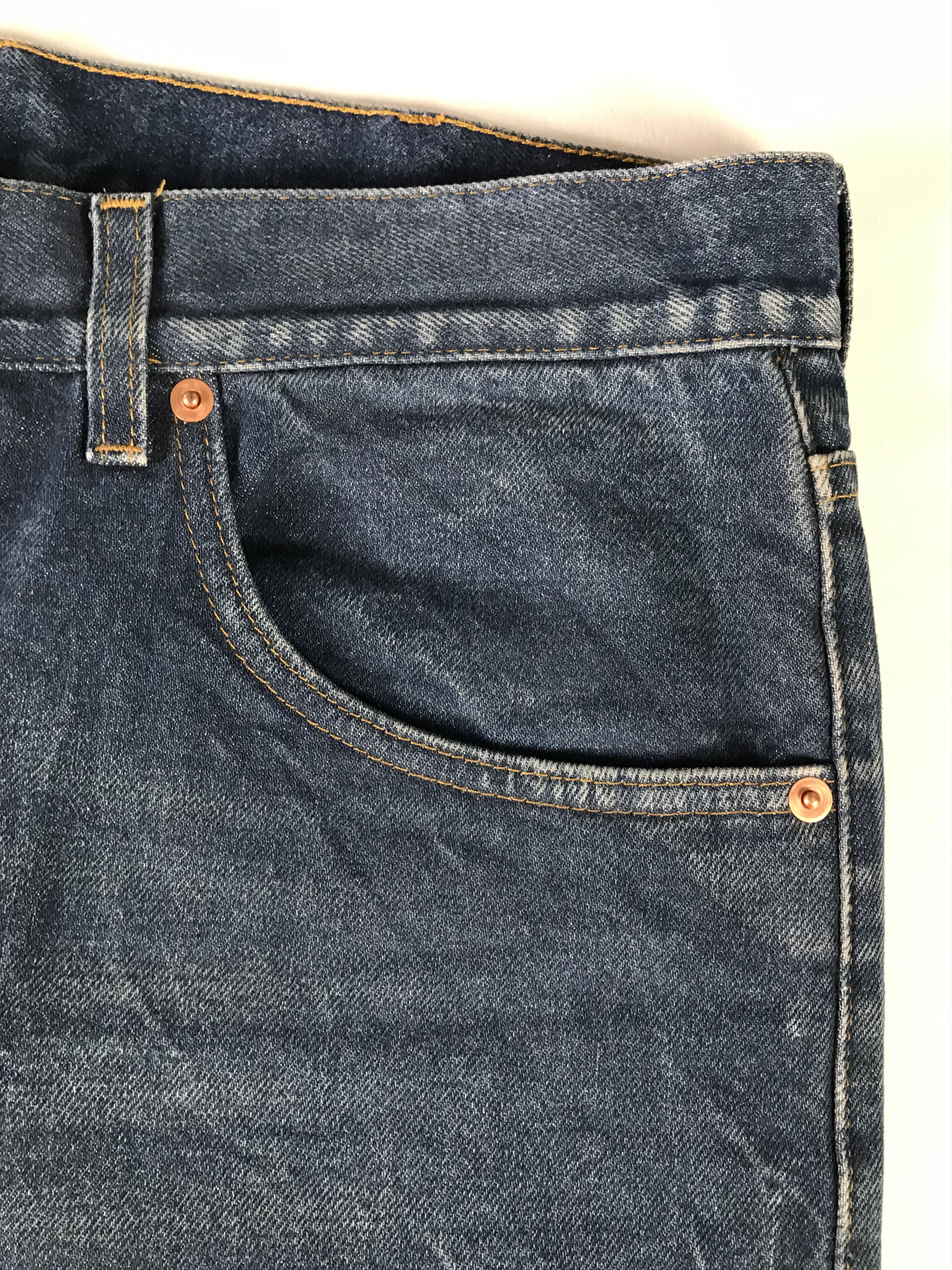 Gucci Gucci Blue Jeans With Red Embroidered Text Size US 34 / EU 50 - 7 Thumbnail