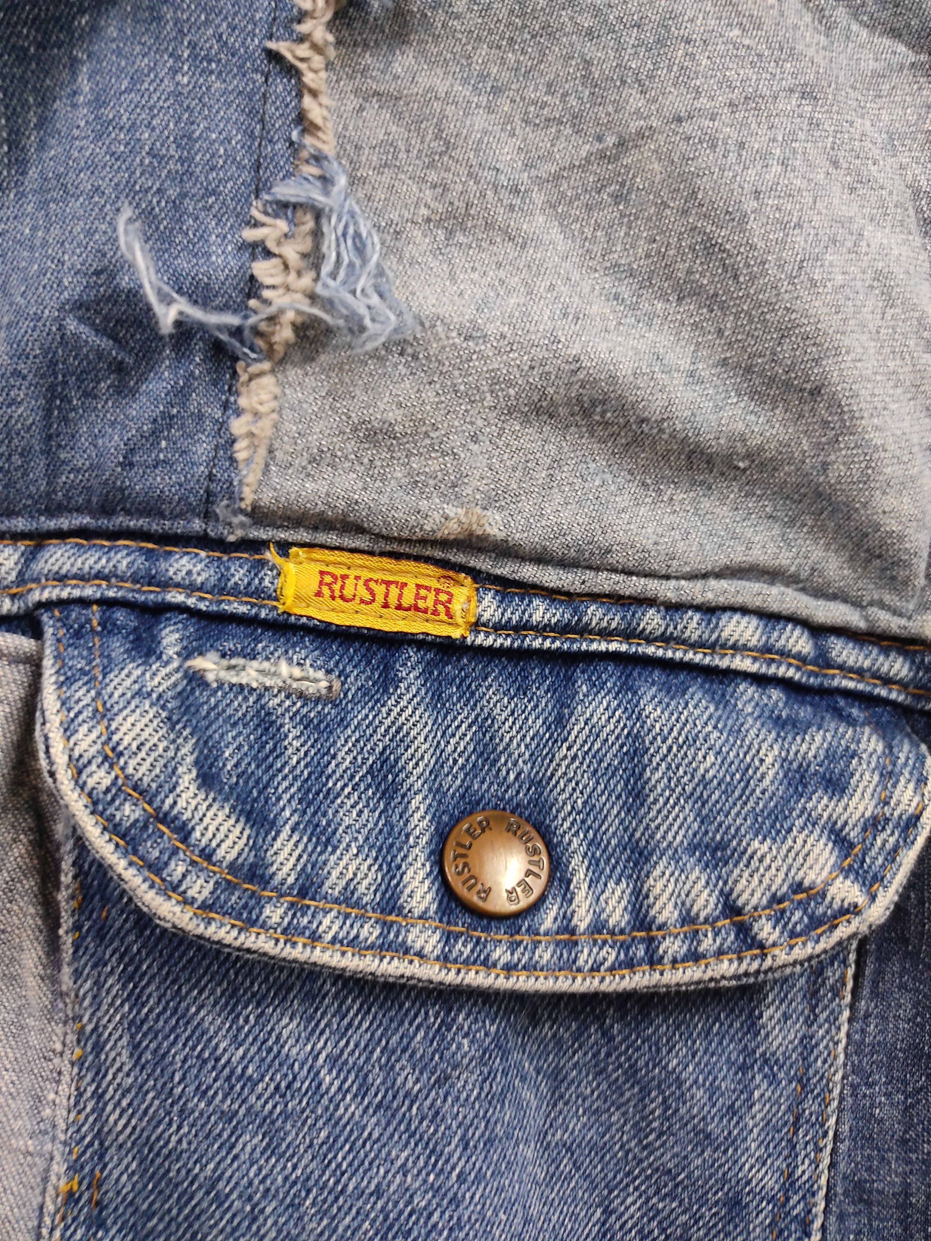 Rustler × Vintage Vintage RUSTLER PATCHWORK JACKET Size US S / EU 44-46 / 1 - 3 Thumbnail