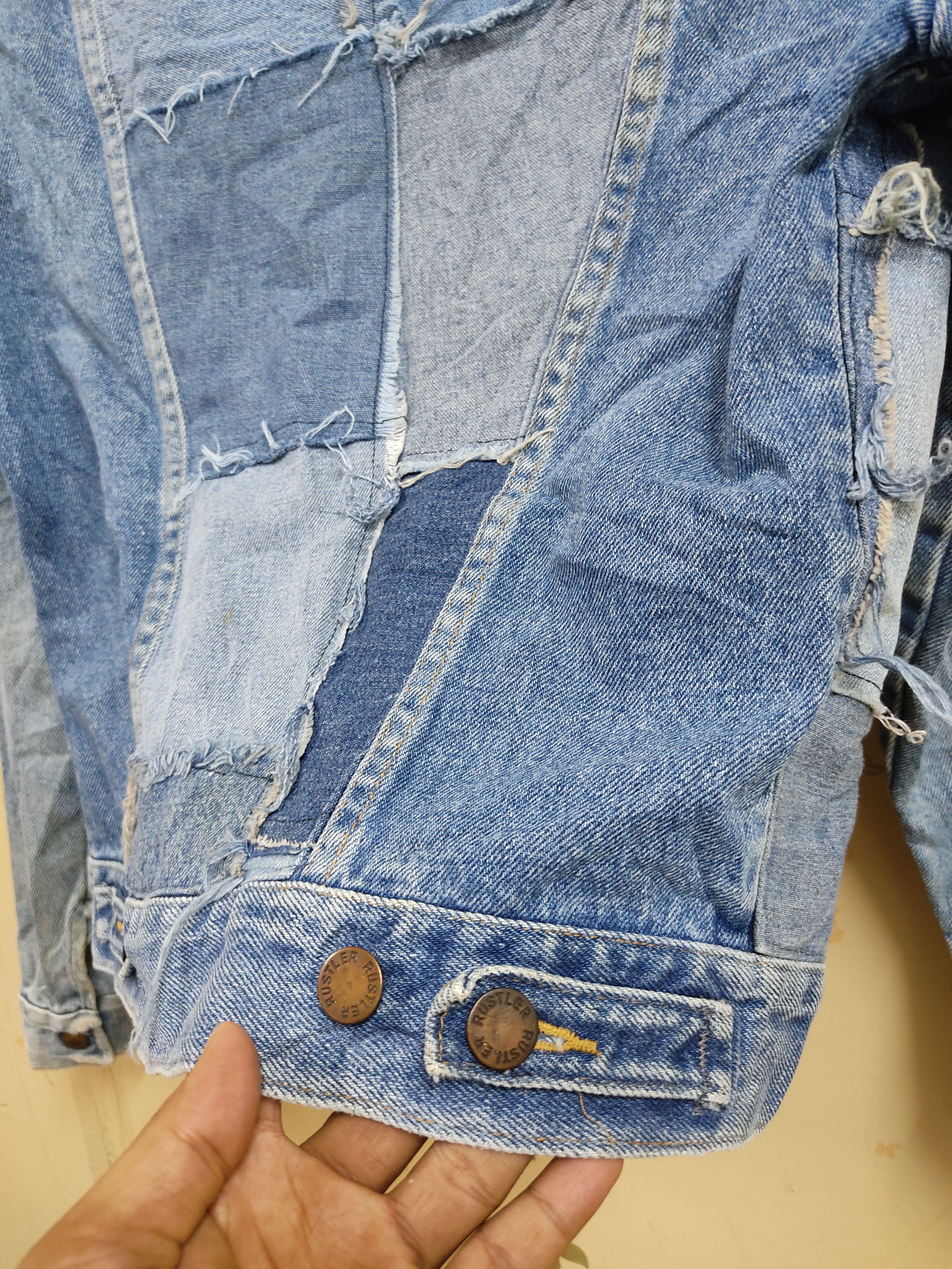Rustler × Vintage Vintage RUSTLER PATCHWORK JACKET Size US S / EU 44-46 / 1 - 8 Thumbnail