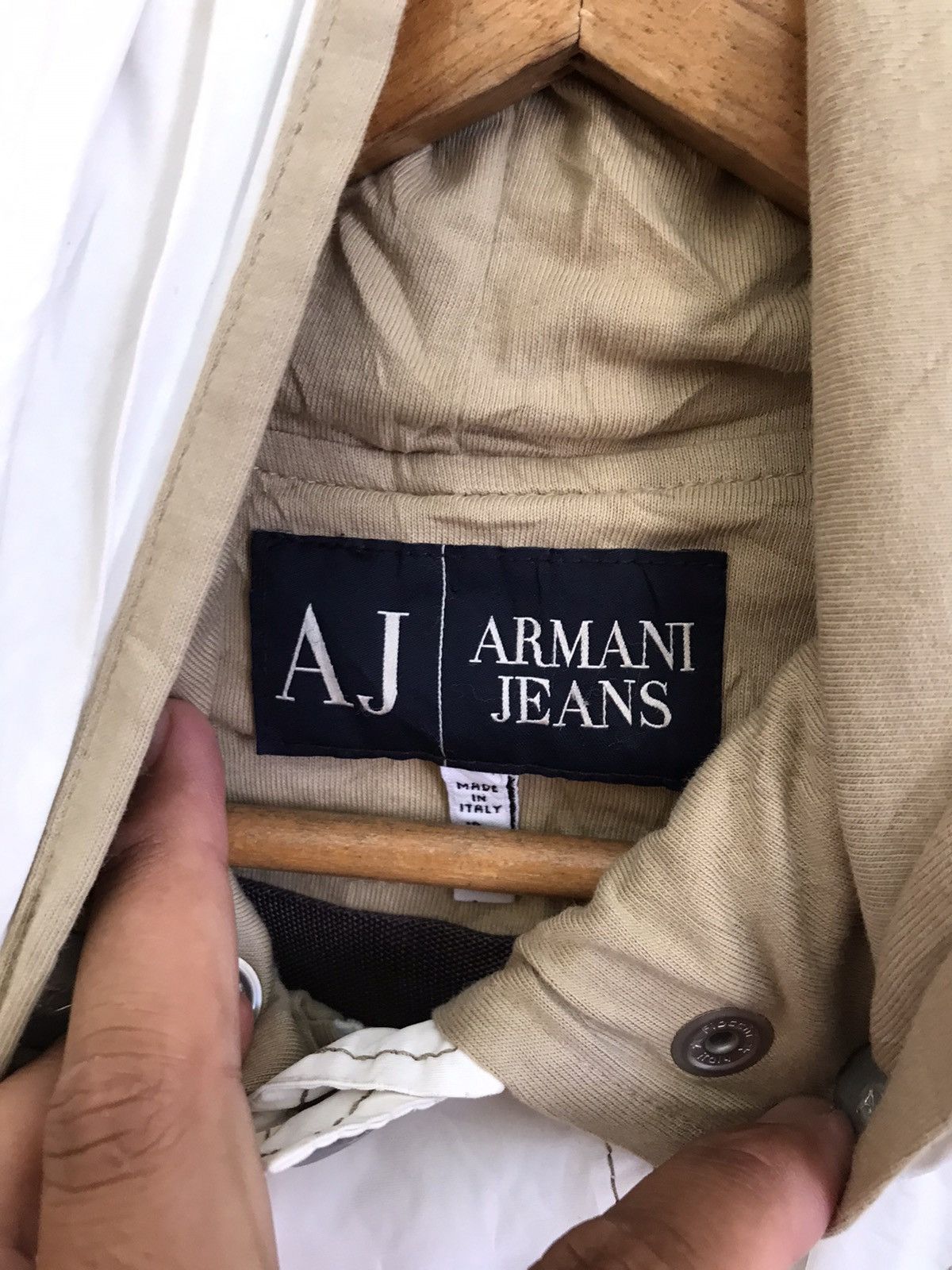 Armani VINTAGE ARMANI JEANS PARKA JACKET Size US L / EU 52-54 / 3 - 8 Thumbnail