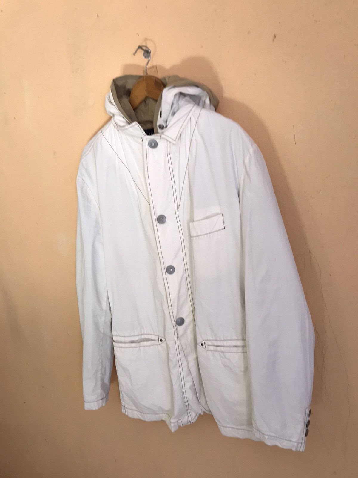 Armani VINTAGE ARMANI JEANS PARKA JACKET Size US L / EU 52-54 / 3 - 3 Thumbnail