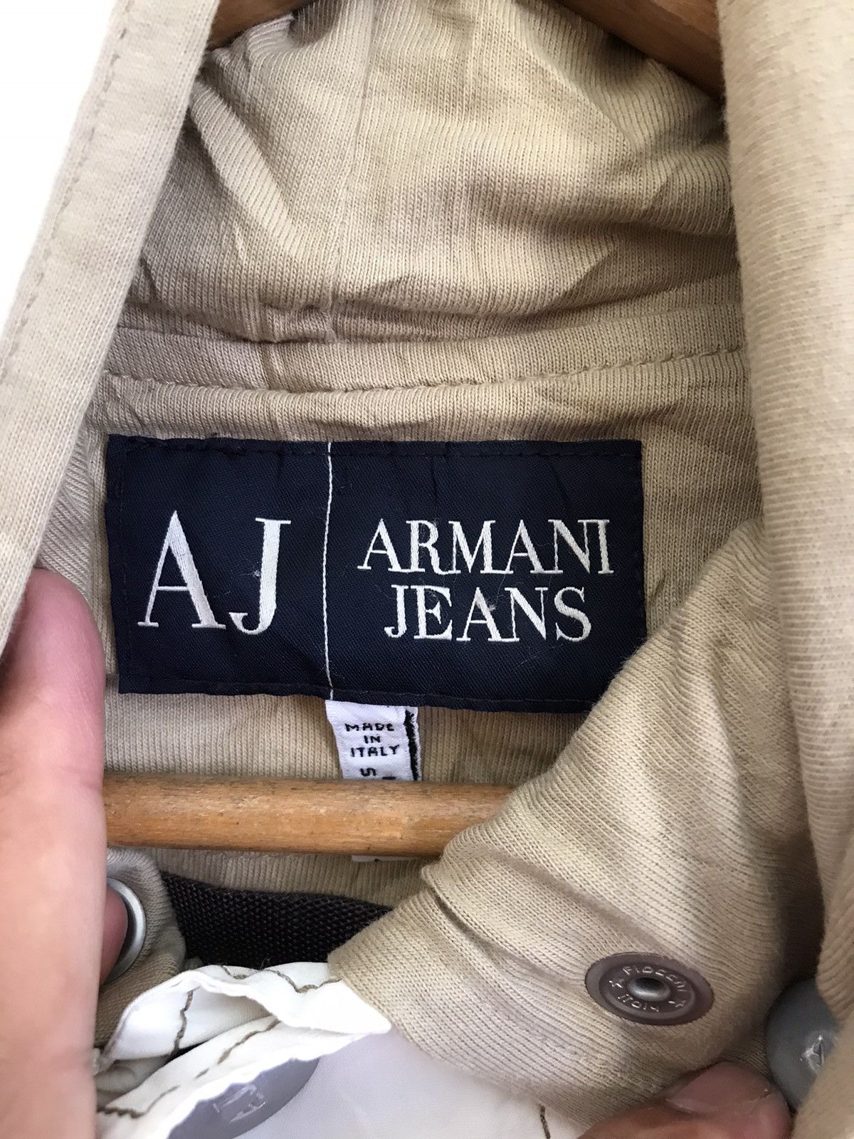 Armani VINTAGE ARMANI JEANS PARKA JACKET Size US L / EU 52-54 / 3 - 7 Thumbnail