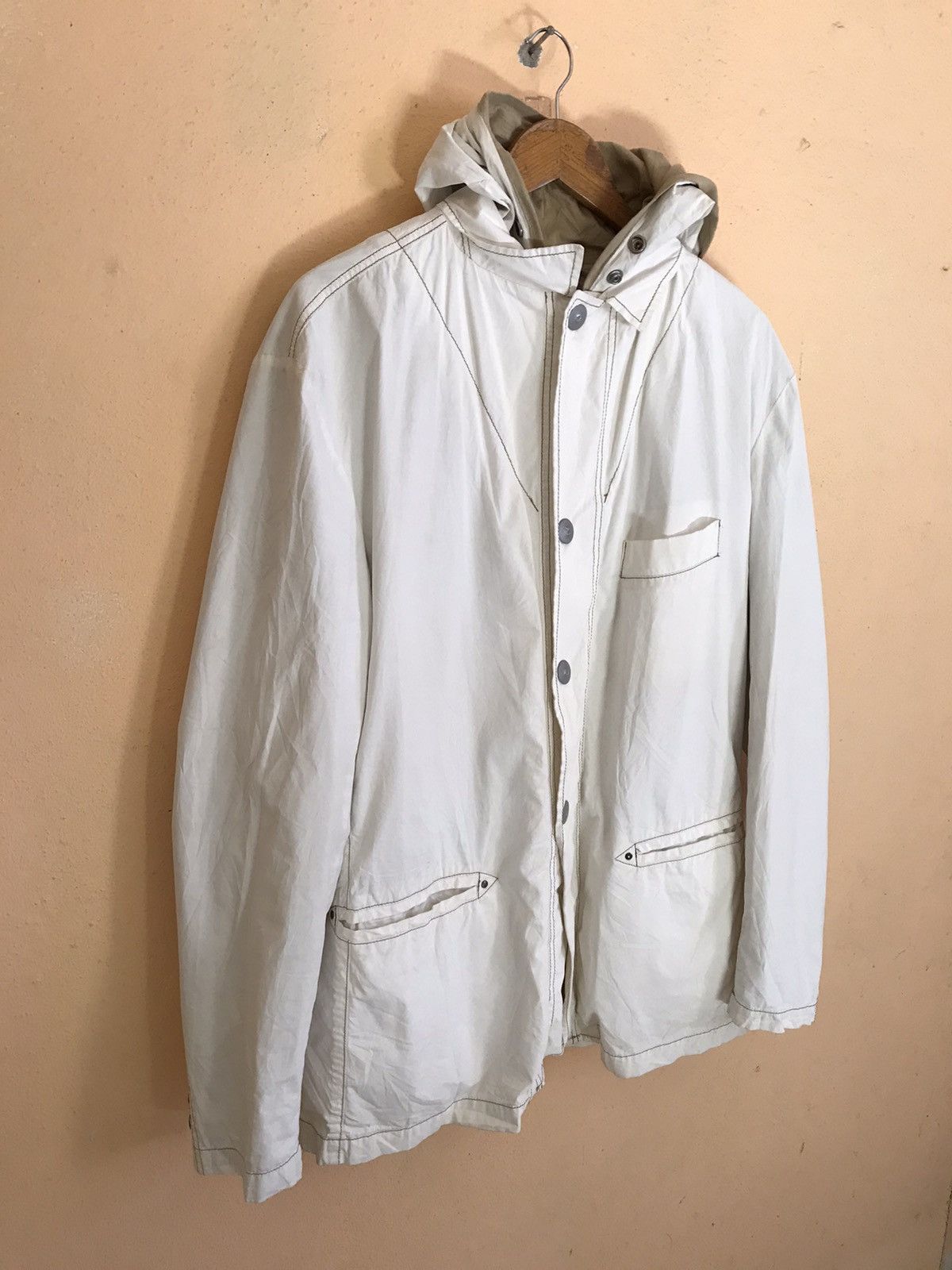 Armani VINTAGE ARMANI JEANS PARKA JACKET Size US L / EU 52-54 / 3 - 4 Thumbnail