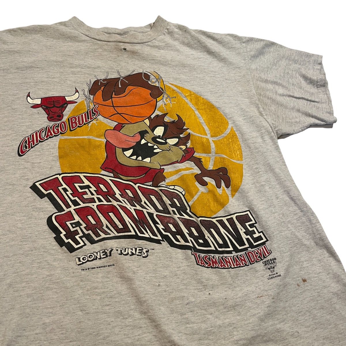 NBA × Warner Bros 1996 Taz Chicago Bulls Terror From Above Shirt Size US L / EU 52-54 / 3 - 2 Thumbnail