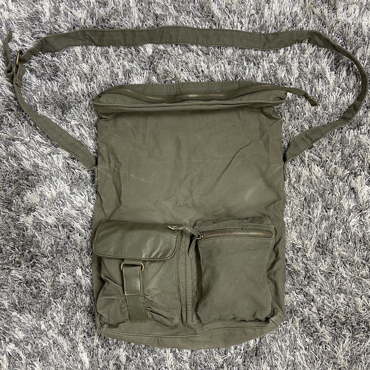 Japanese Brand BAGGY TRANSFORMER RARE MULTIPOCKET CROSSBODY BAG - № 6029 Size ONE SIZE - 4 Thumbnail