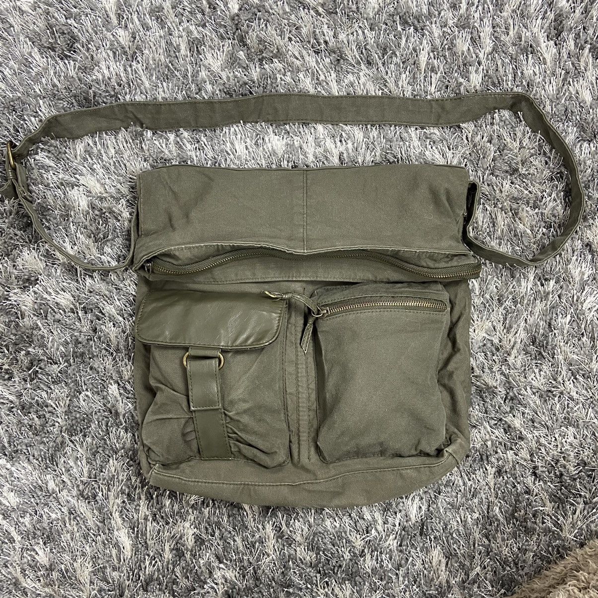 Japanese Brand BAGGY TRANSFORMER RARE MULTIPOCKET CROSSBODY BAG - № 6029 Size ONE SIZE - 5 Thumbnail