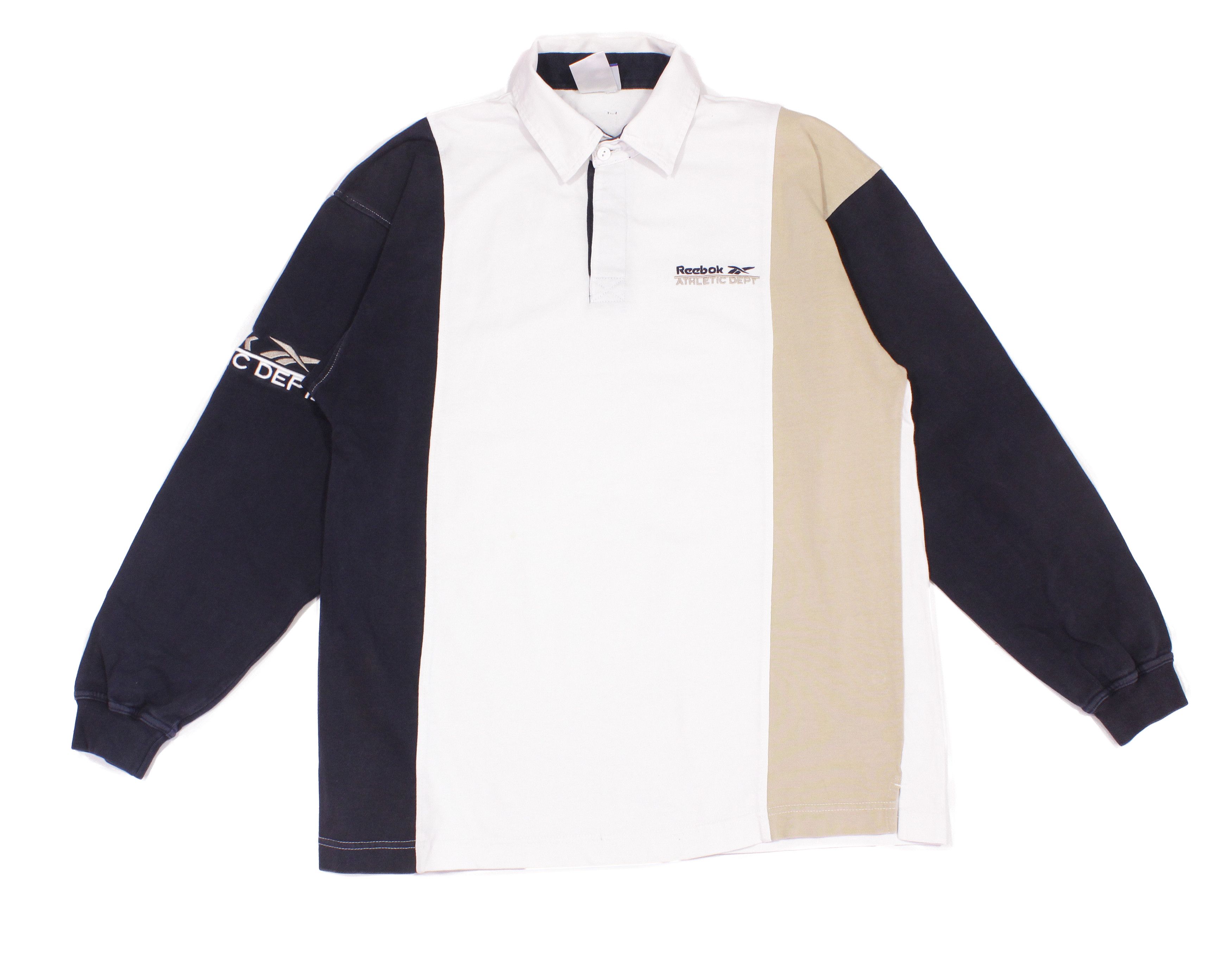Reebok 90S Logo Rugby Vintage Size US M / EU 48-50 / 2 - 1 Thumbnail