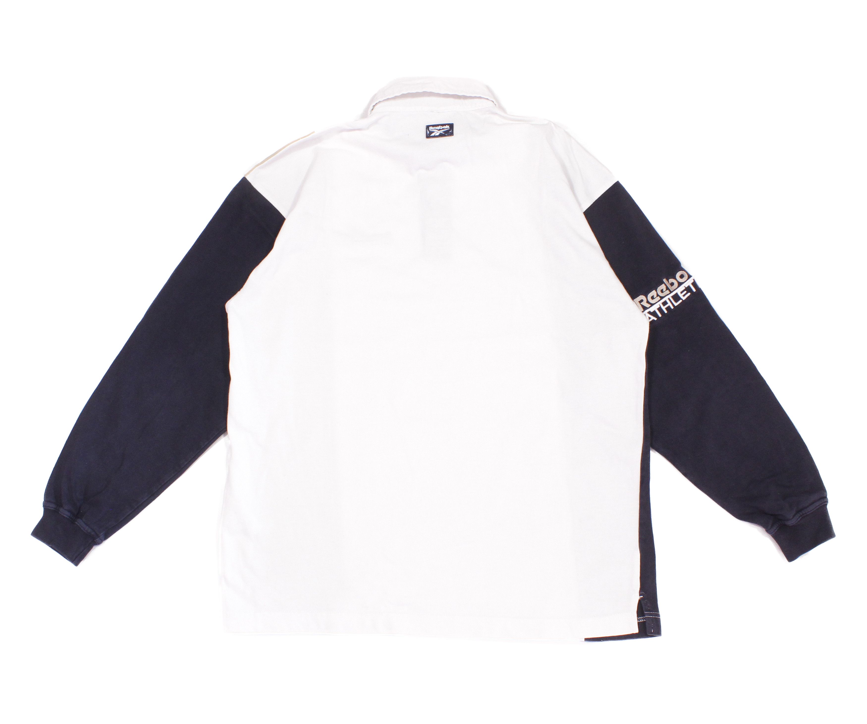 Reebok 90S Logo Rugby Vintage Size US M / EU 48-50 / 2 - 2 Thumbnail