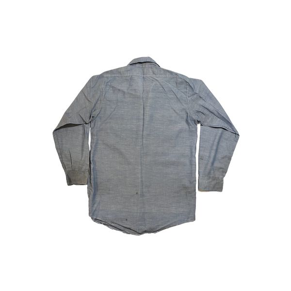 Vintage 60s Selvedge Chambray Montgomery Ward Work Shirt | Grailed